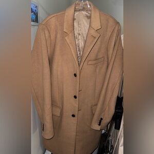 Abercrombie and Fitch men’s camel wool coat size - M